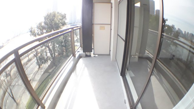 中央区新川１丁目の賃貸マンションのバルコニー|同反転タイプ参照