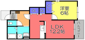 【間取り】 | アルバソーレS