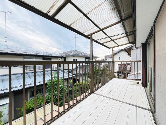 【商談中】中古戸建　瑞穂市本田　昭和47年築のバルコニー