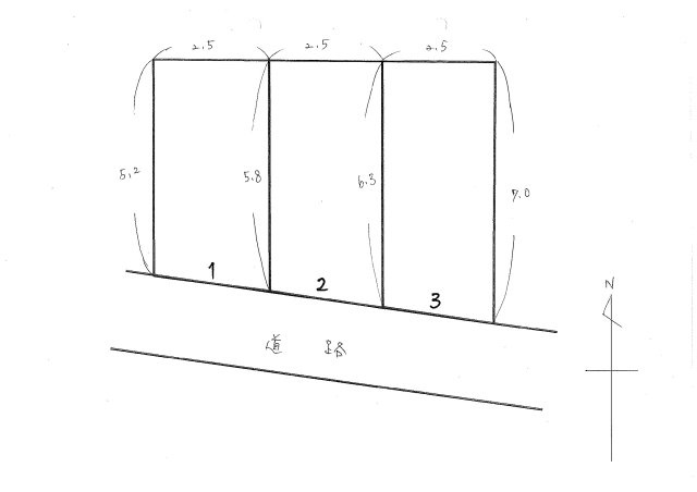 橋本駐車場の区画図|区画図