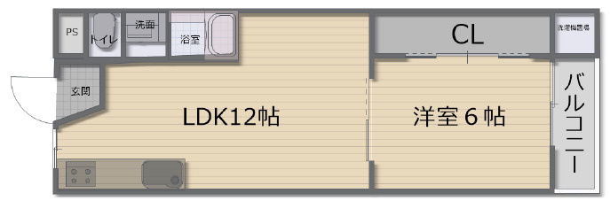 マンション清寿苑の間取り