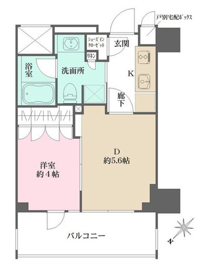 【間取り】 | ザ・パークワンズ三軒茶屋