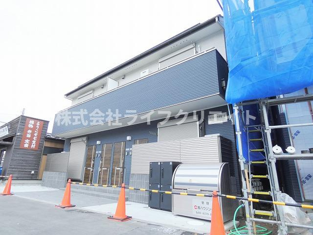 サンライズ百草園C棟の外観