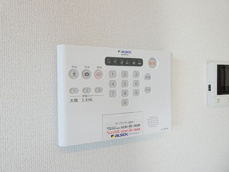 D-ROOM万願寺のセキュリティ