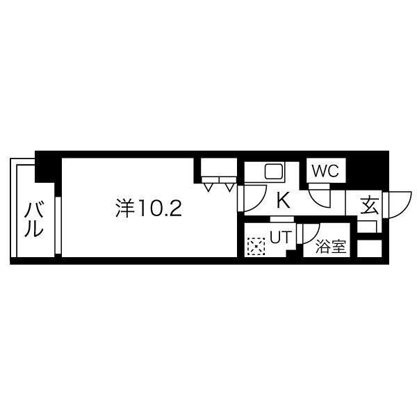 ヒルズ新栄2号館の間取り