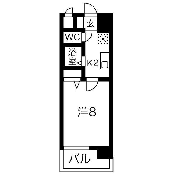 ヒルズ新栄の間取り