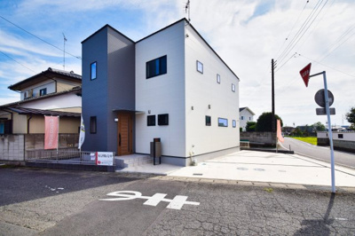 【外観】 | 植木野町　デザイン住宅 | オシャレなデザイン住宅！ぜひ一度ご見学ください♪
