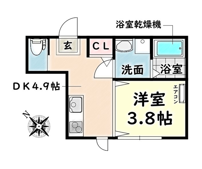 【間取り】 | シェラトン桜【名古屋市賃貸・宅配ボックス】