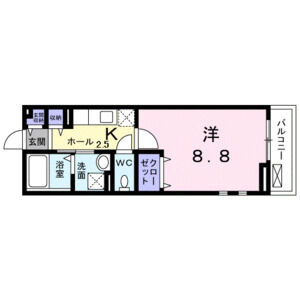 MATSU-KAZE Ⅱの間取り