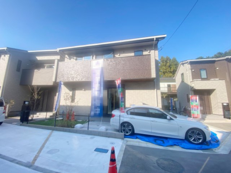 祝：成約済み　八王子市　山田町　新築戸建ての外観|交通量が少ないので小さい子供さんがいるファミリーに安心ですね。～仲介手数料無料☆八王子ひなた不動産～八王子市山田町　新築戸建て