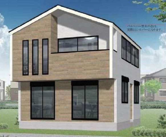 【横浜市保土ケ谷区新井町150全2棟新築戸建て】★仲介手数料無料★（新井小学校・新井中学校）の外観パース
