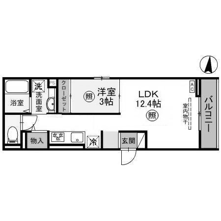 【間取り】 | D-ROOM岩押町