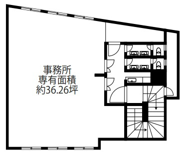 清水ビルの間取り