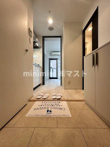 ルクレ西長堀の玄関