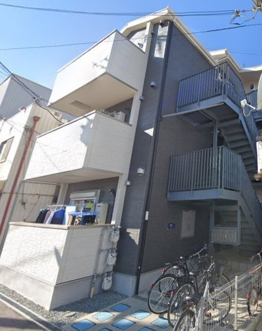 大阪市東淀川区大桐５丁目の一棟アパートの外観