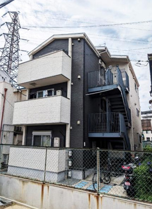 大阪市東淀川区大桐５丁目の一棟アパートの外観