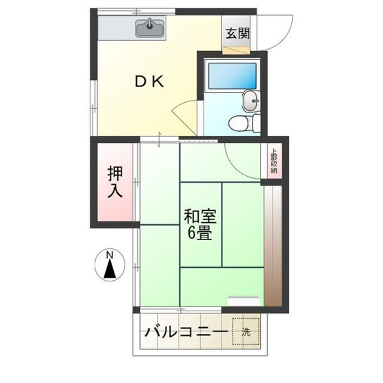 【間取り】 | コーポひまわり