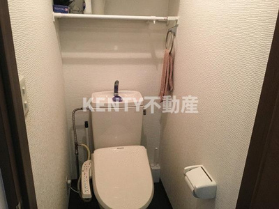 【トイレ】 | Sharelle大森 | 落ち着いた色調のトイレです