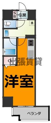 仲介手数料0円！HF名駅北レジデンス　EASTの間取り