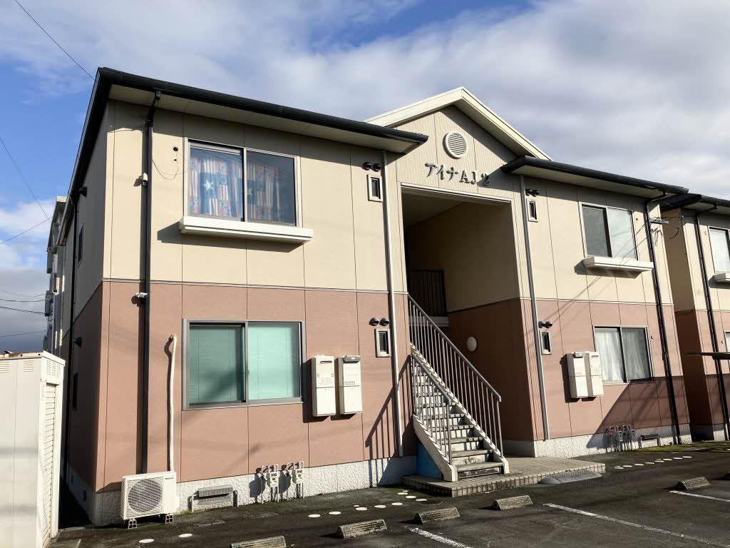 熊本市東区御領５丁目のアパートの駐車場