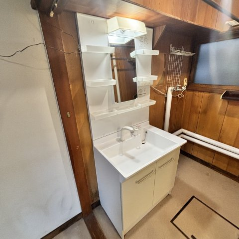 室蘭市祝津町2丁目5-10戸建の洗面所