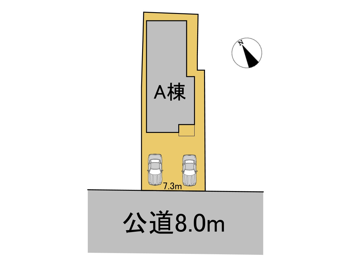 戸建　岐阜市上川手　全1区画分譲の区画図|■区画図
■YAMADA電機の　ヤマダ不動産　株式会社リライフ　岐阜店■
いつでもお問合わせ下さい。
