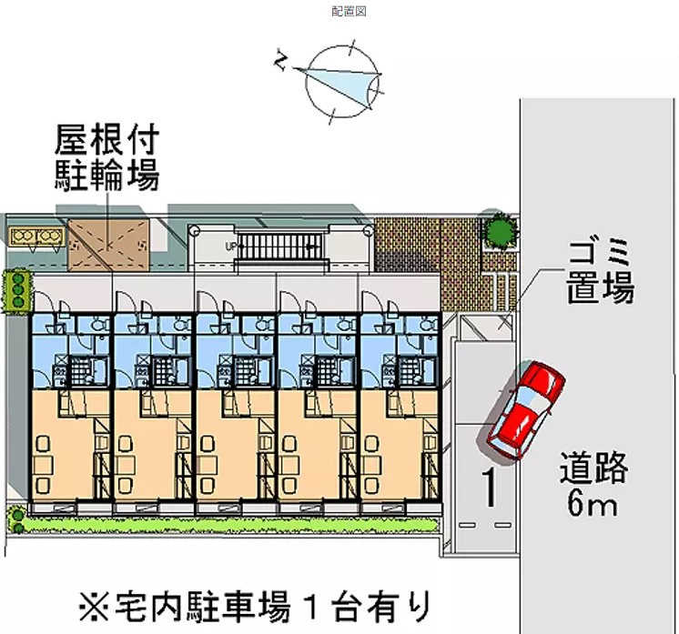 レオパレスＴＵＢＡＳＡの駐車場