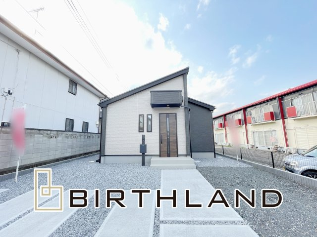 佐野市高萩町　GRAFARE　全1棟の外観|1号棟　老後も安心の平屋建て！堂々完成です！