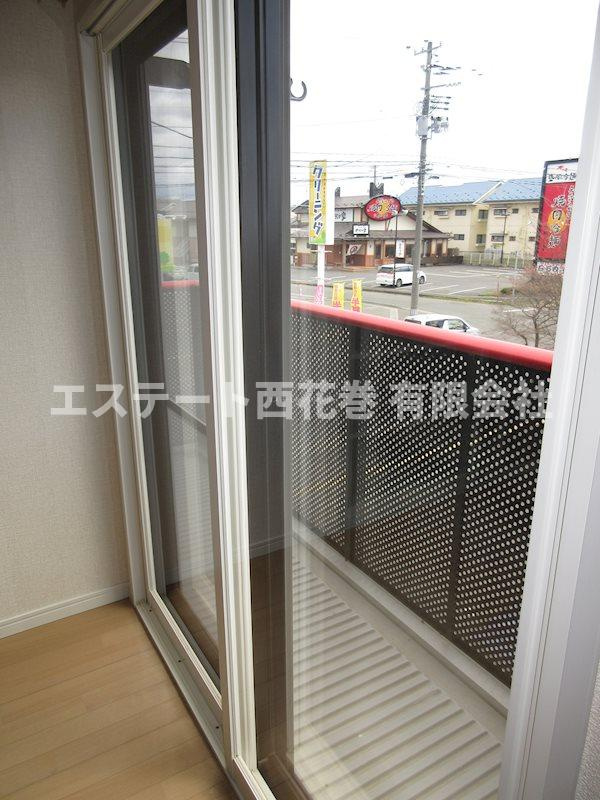 シャインスターT　Aのバルコニー