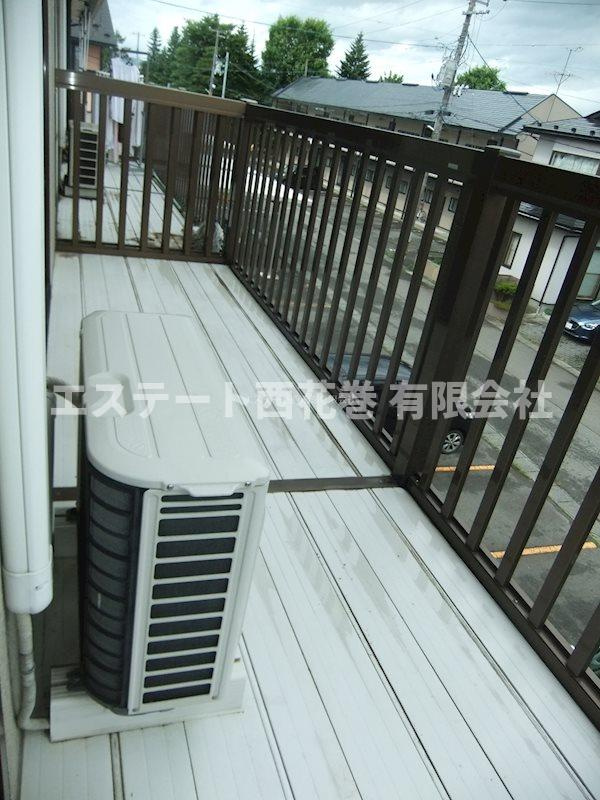 シティハイムロイヤルのバルコニー