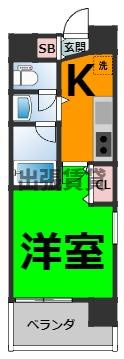 仲介手数料0円！！アルフィーレ新栄の間取り