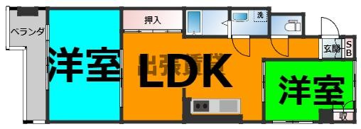 シーズンコート本陣通の間取り