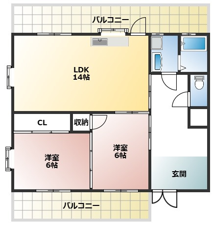 第3平松ビルの間取り