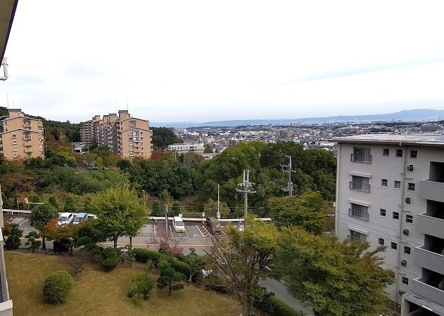 箕面如意谷住宅16棟の展望