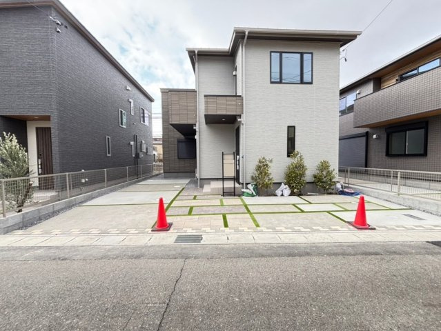 新築戸建　一宮市木曽川町黒田Ⅱ　全3区画分譲の駐車場|■駐車場　■ヤマダ不動産　株式会社リライフ　一宮店　■夢のマイホーム購入をフルサポートします！