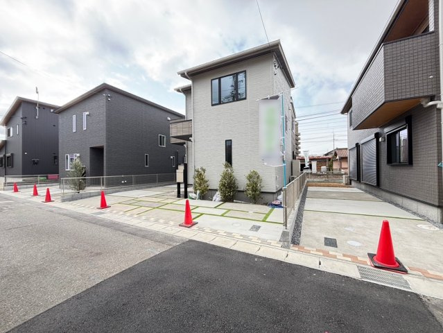 新築戸建　一宮市木曽川町黒田Ⅱ　全3区画分譲の外観|■全体写真　
■ヤマダ不動産　株式会社リライフ　一宮店　