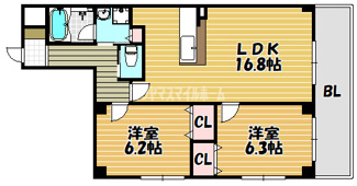 【間取り】 | FuMoSe新石切