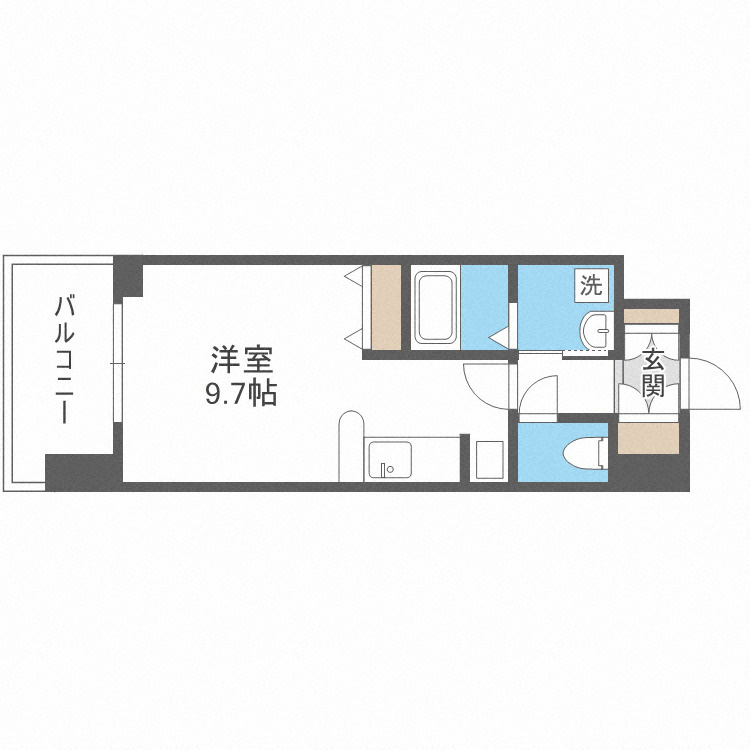 グランカーサ梅田北の間取り