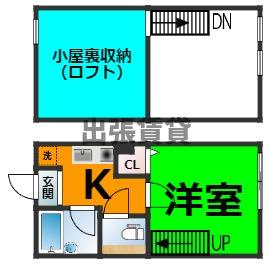 仲介手数料0円！ハーベスト清水の間取り