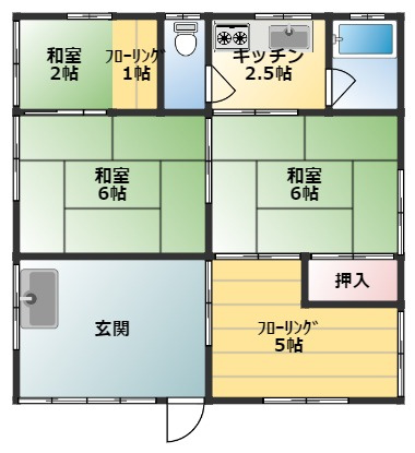 八戸市大字美保野13番1398の間取り