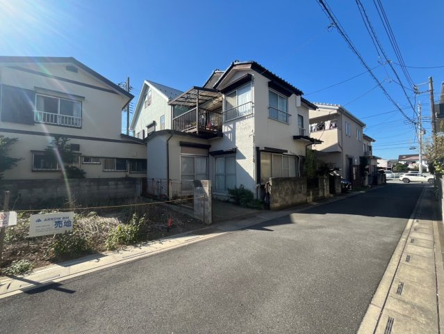 坂戸市石井　建築条件なし売地　東武東上線『若葉駅』徒歩24分　【千代田小学区】の前面道路含む現地写真