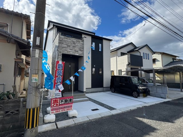 ーAdoble＋ー小倉南区湯川新町3丁目2期　【小倉南区　新築戸建て】の外観|お洒落な外観が魅力♪【小倉南区　新築戸建て】