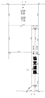 【区画図】 | 川越市寺山　建築条件なし売地　西武新宿線『本川越駅』徒歩43分　【山田小学区】