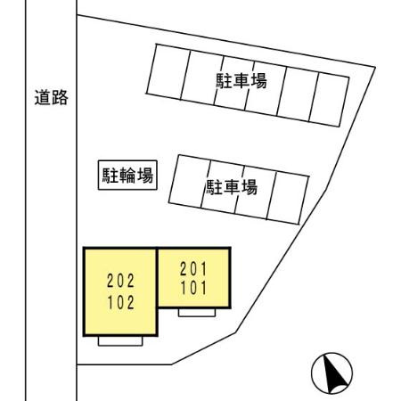 セジュールヴォーガ【キャッシュバック対象】の駐車場