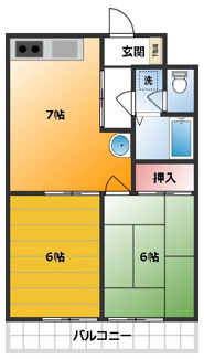 【間取り】 | ヒルズサンワード