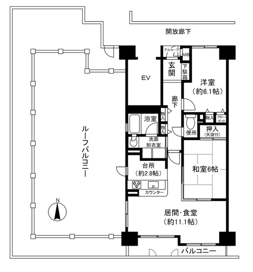 【間取り】 | ファミール関目高殿