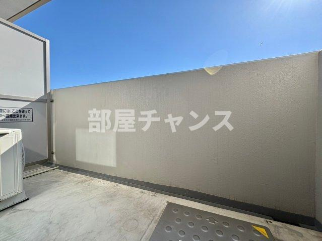 キャナルスクエアのバルコニー