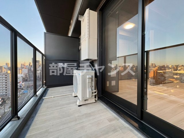 メイクスWアート浅間町のバルコニー