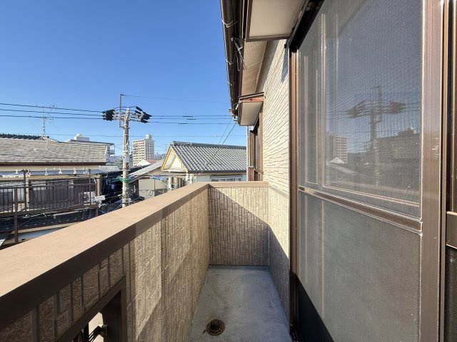 大津乙テラスハウスのバルコニー