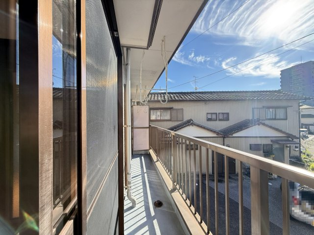 大津乙テラスハウスのバルコニー